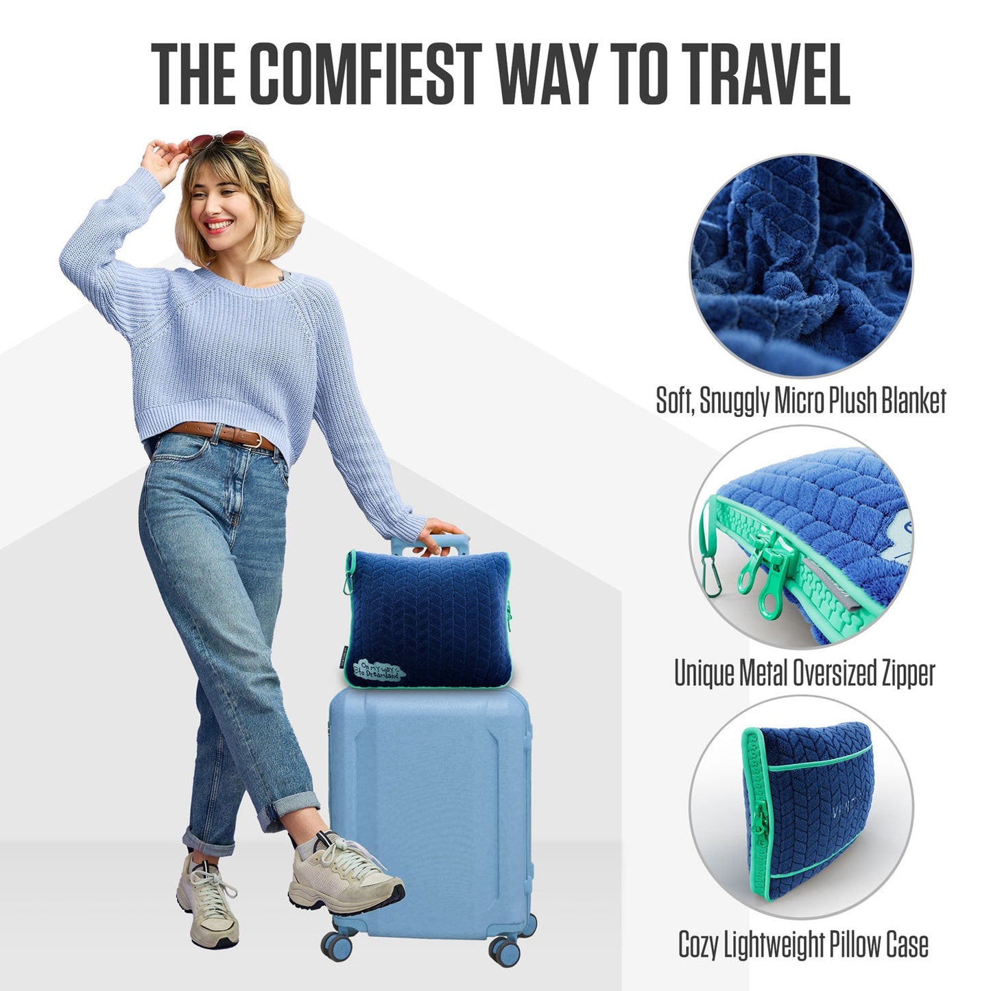 Travel Blanket & Pillow