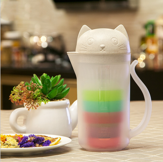 Outdoor Cat Water Bottle Set with Filter and Teapot